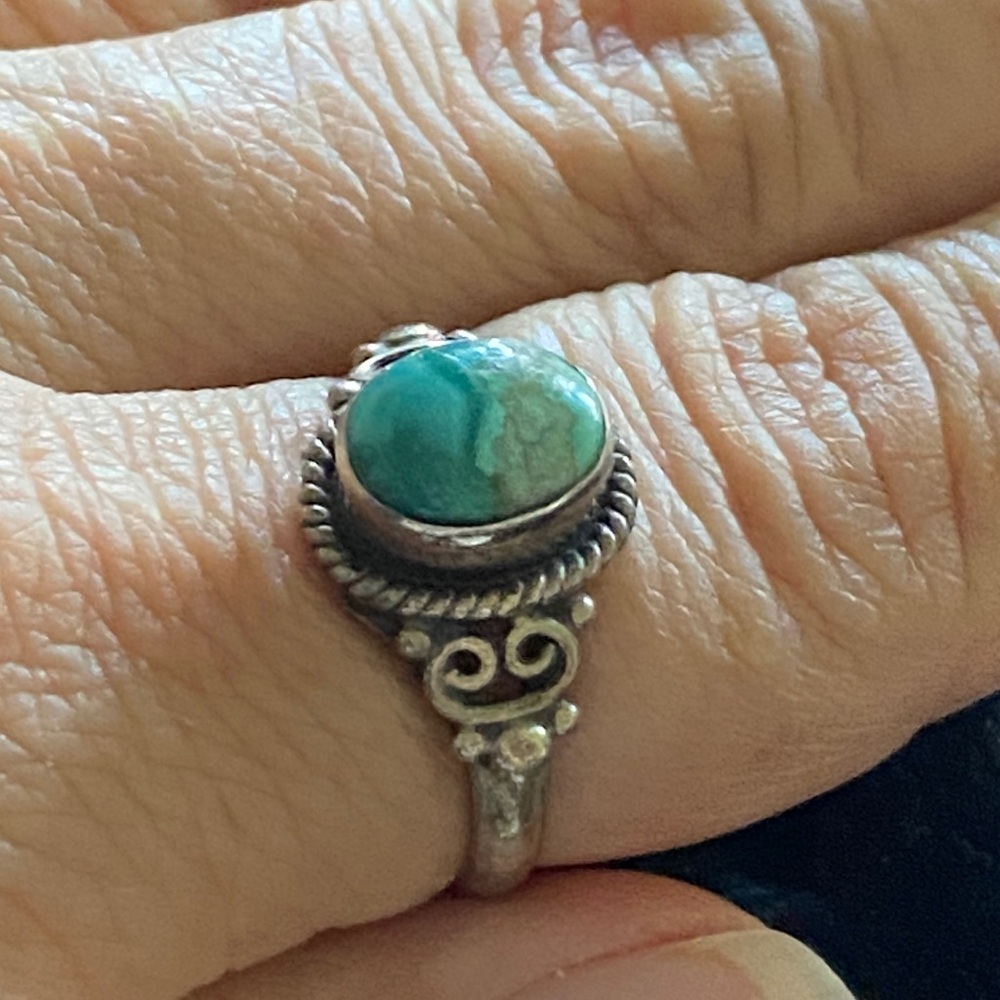 925 Sterling Silver Turquoise Ring